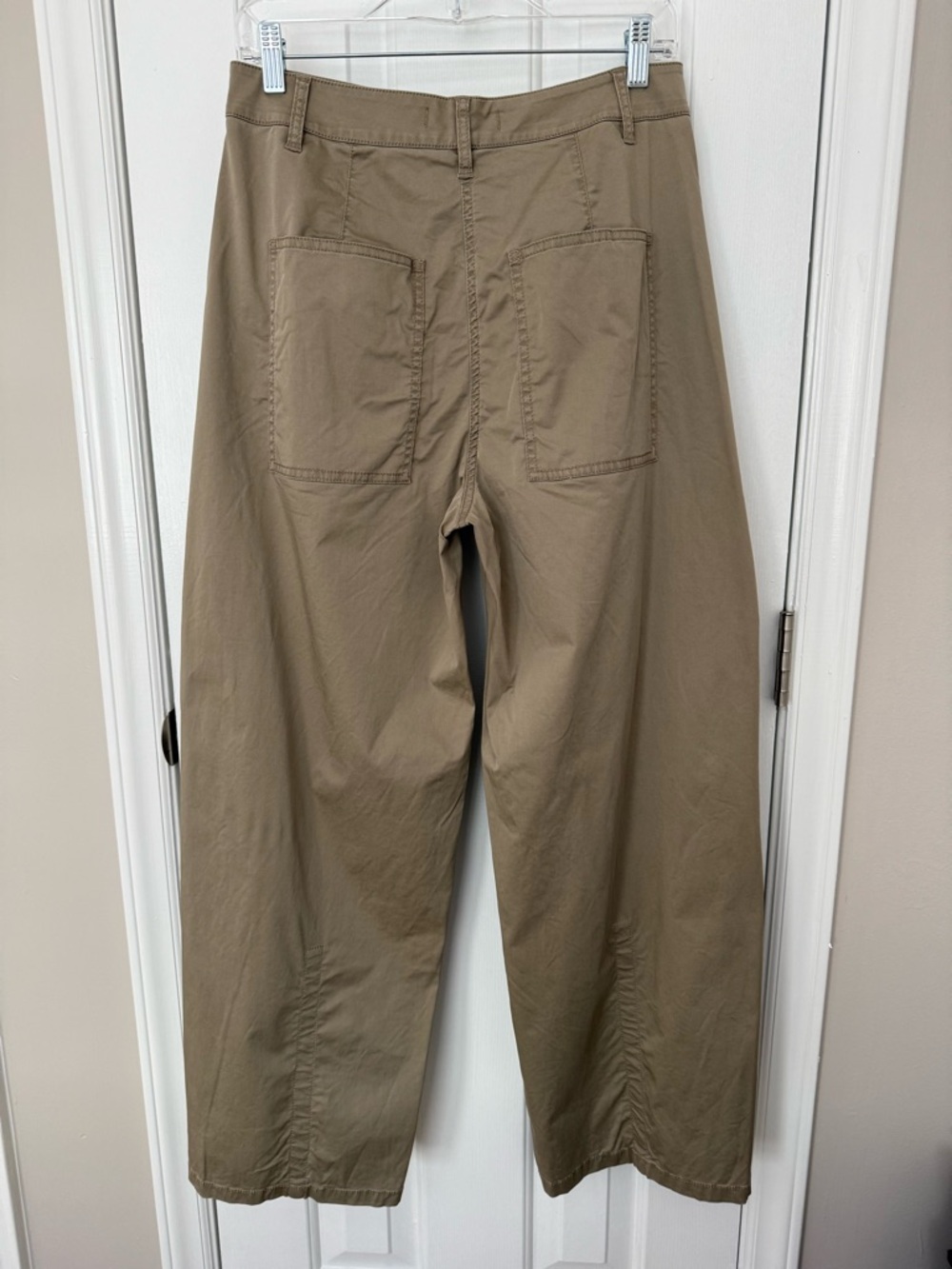 Tibi | Garment Dyed Silky Cotton Sid Chino Pant | Size 27S | Acorn - Picture 5 of 16